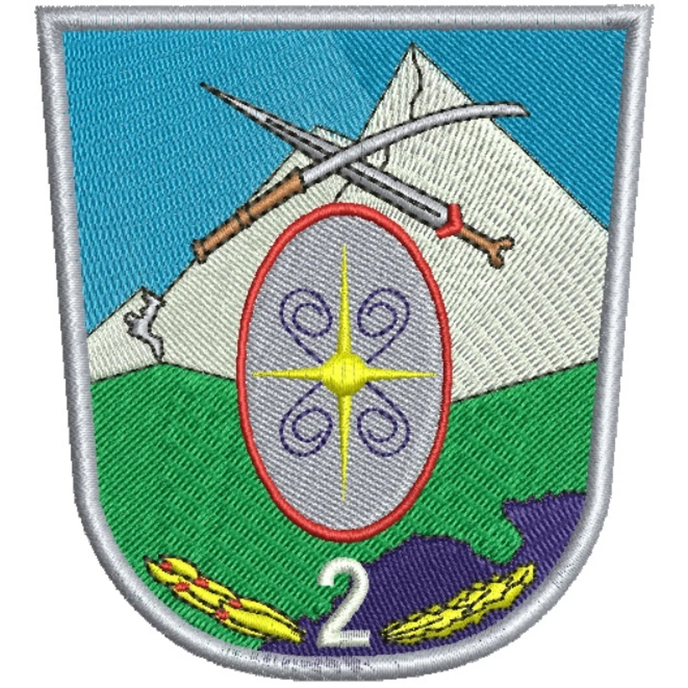 ECUSON / EMBLEMA - Divizia 2 Infanterie Getica / 2