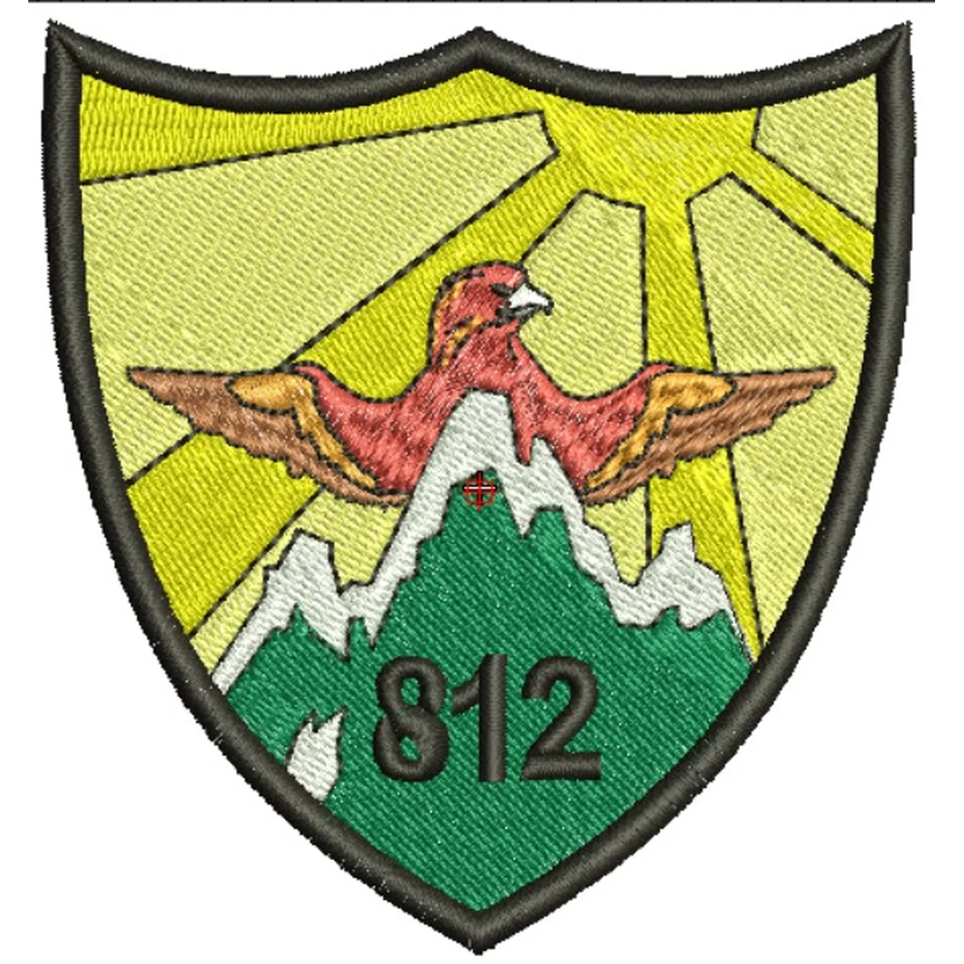 ECUSON / EMBLEMA - Batalionul 812 Infanterie “BISTRITA”