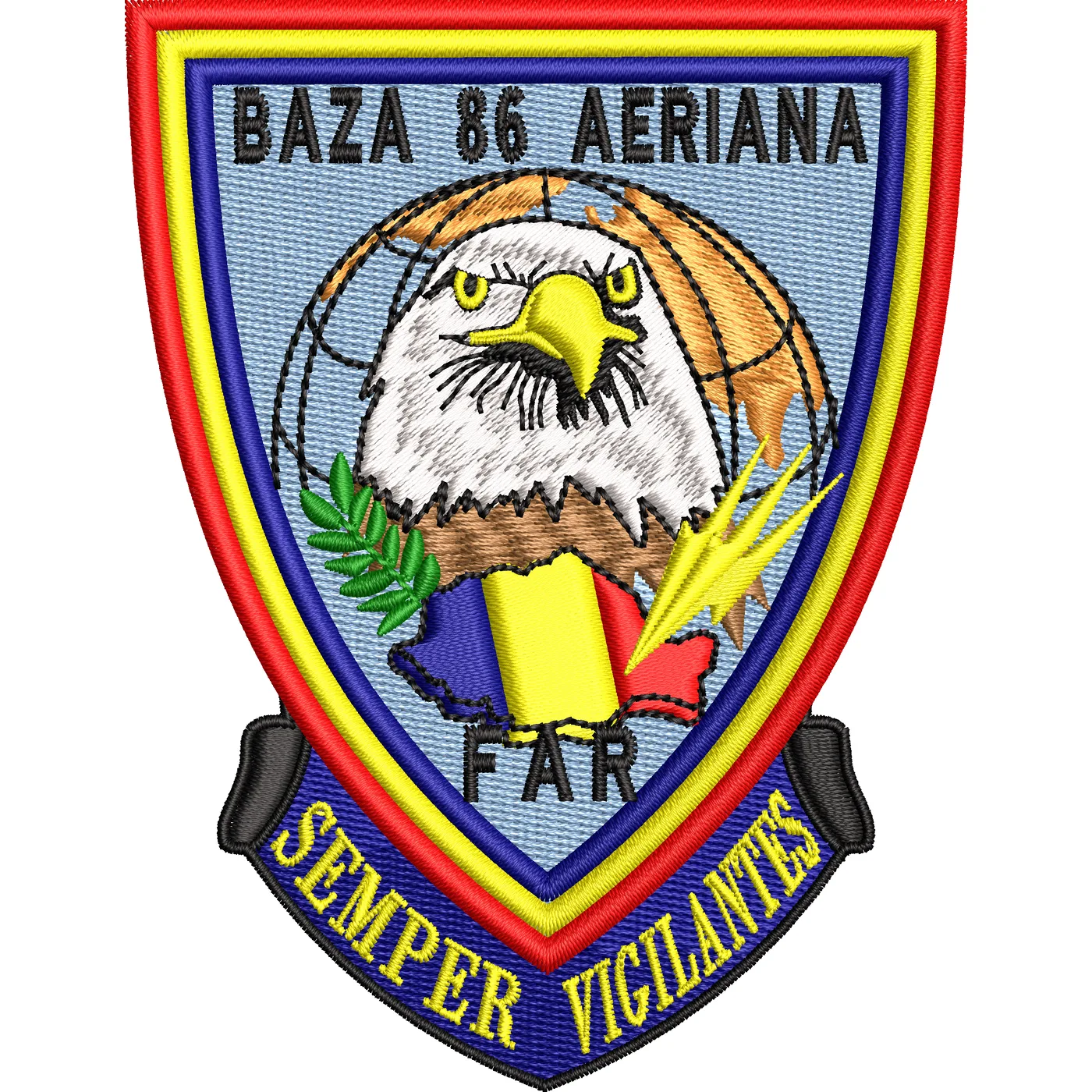 Emblema BAZA 86 AERIANA