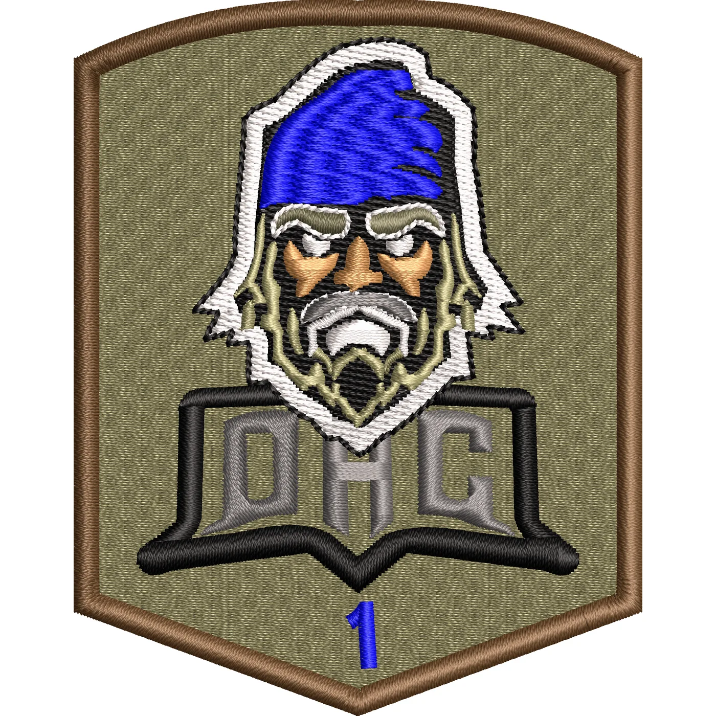 EMBLEMA DAC ALBASTRU