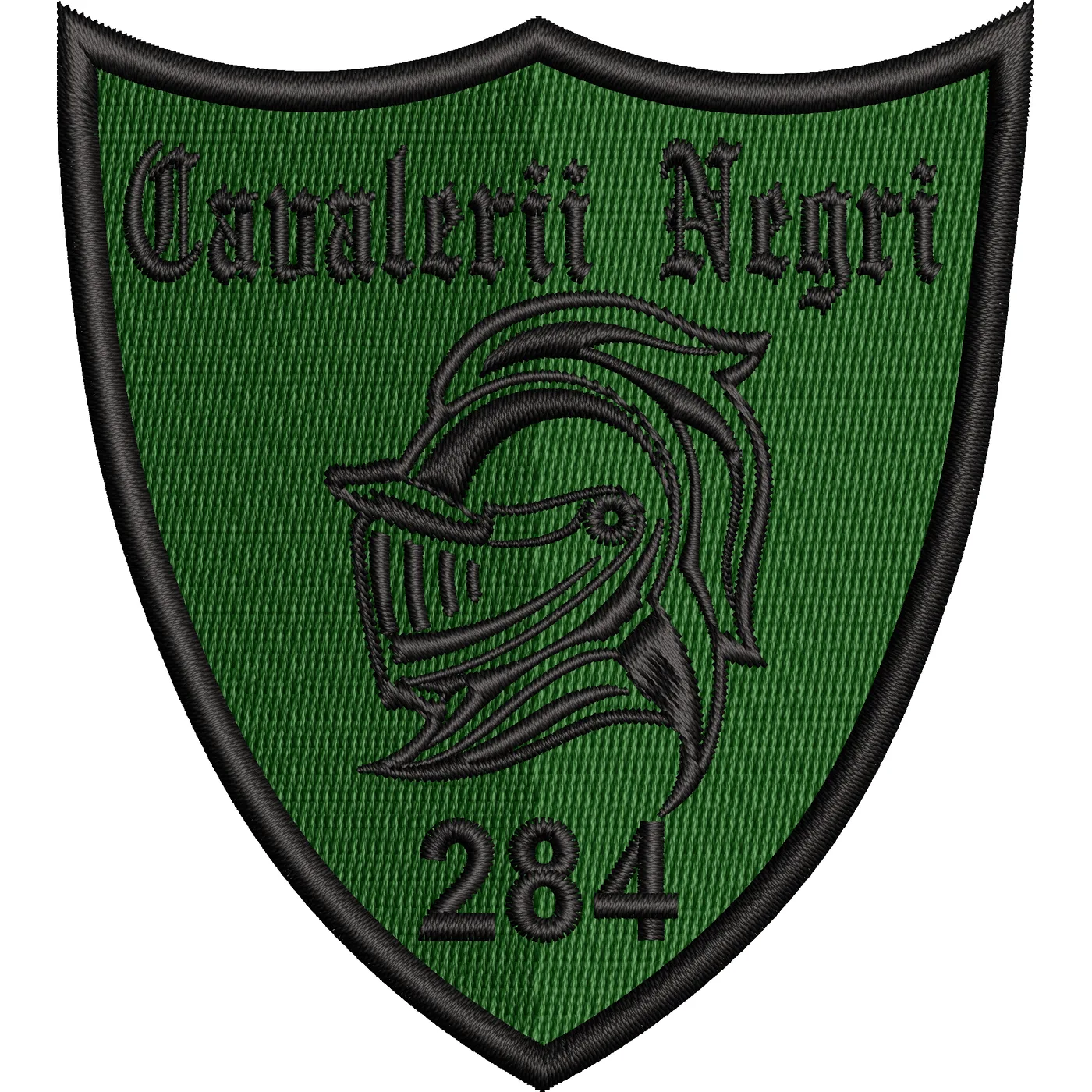 EMBLEMA CAVALERII NEGRI 284 / VERDE