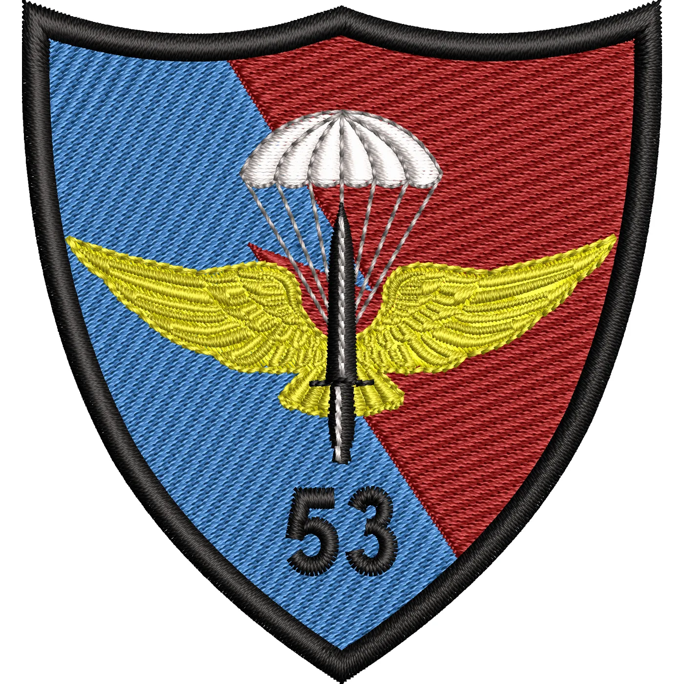 EMBLEMA Batalionul 53 Comando ”Smaranda Brăescu” Bacău / varianta 2